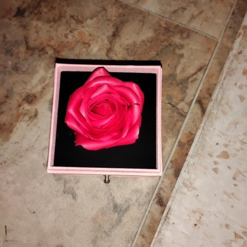 Red Rose in Display Box - Picture 2 of 3
